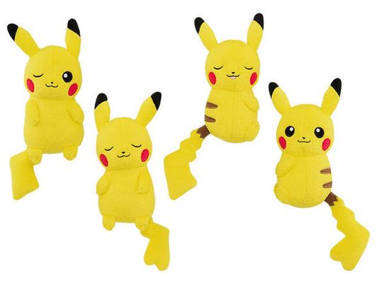 POKÉMON SUN & MOON RELAXING TIME PLUSH PIKACHU (MALE) ･ PIKACHU (FEMALE)