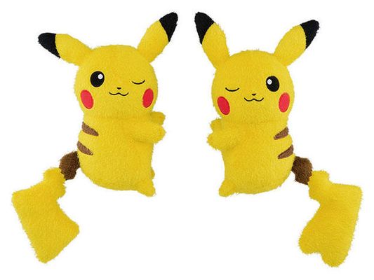 POKÉMON SUN & MOON RELAXING TIME BIG PLUSH PIKACHU (MALE) ･ PIKACHU (FEMALE)