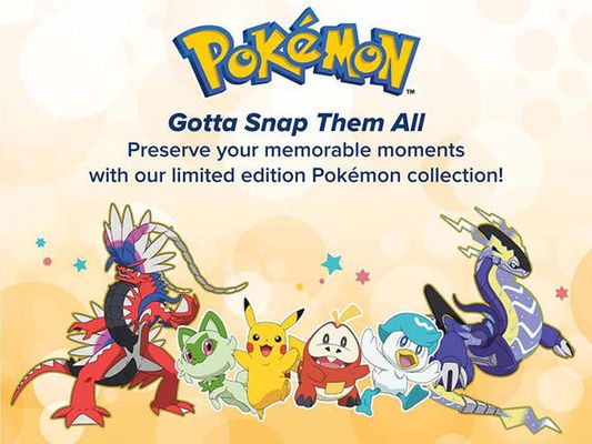 Preserve your memorable moments with Photobook's limited edition Pokémon collection!