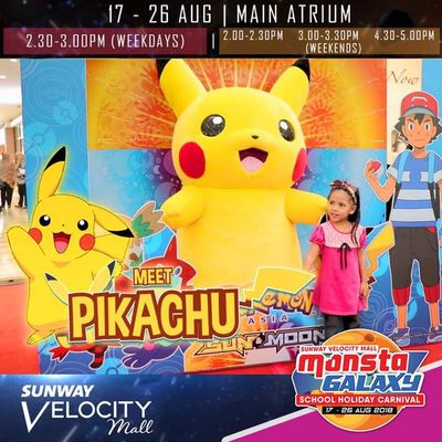Kemunculan Pokémon di Karnival Monsta Galaxy!