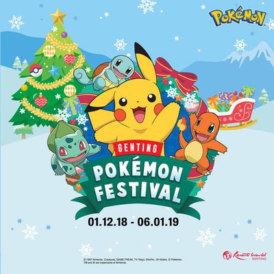 Festival Pokémon pertama di Malaysia tiba di Resort World Genting bermula Disember ini!